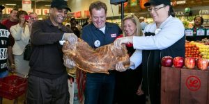 Lucky’s Market Celebrates Bacon-Themed Ribbon Cutting