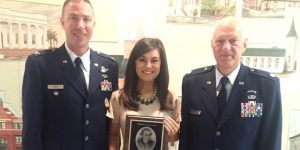 Chamber Director of Community Relations Honored by National Guard
