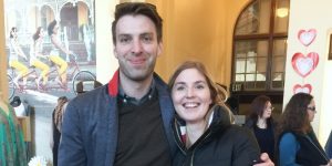 International Guests Stop At Main Visitor Center