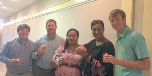 Maui Wowi Treats Chamber Staff to Smoothie Tasting