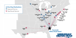 Savannah Now Offers Nonstop Flights to 23 Cities