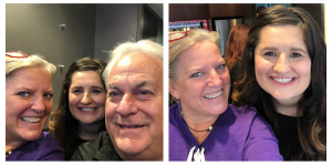 National Sales Manager and Partner Host Customers for Falcons Game