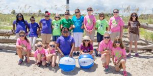 Girl Scout Group Visits Tybee Island