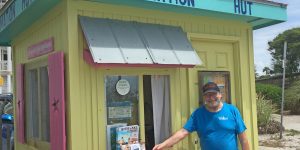 Tybee Info Hut Greets Guests from 11 Countries & 40 States in July