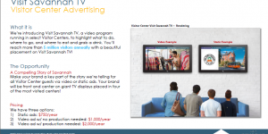 Get Your Brand on Visit Savannah TV!