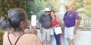 International Visitors Enjoy New Photo Opp Spot at VIC