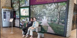 Forrest Gump Still Working to Entertain Welcome Center Guests