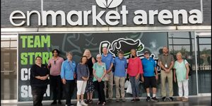 Staffers Visit The New Enmarket Arena