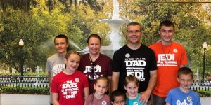Family of Nine Bound for Disney World, Stop Off in Savannah