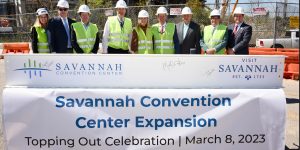 Savannah Convention Center Celebrates Construction Milestone