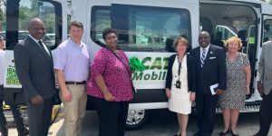 Chamber Team Tours Chatham Area Transit's New Electric Paratransit Vehicles