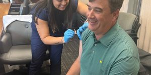 Chamber Team Participates in Flu Clinic from Low-Cost Pharmacy