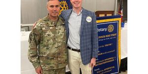 Major General Christopher Norris Addresses Rotarians on Russia's Invasion of Ukraine and Modern Warfare Evolution