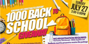Kingdom Life to Host Back-to-School Uniform Giveaway for 1,000 Students on July 27