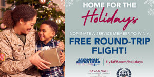 Chamber Foundation Partners with the Airport and WTOC to Bring Troops Home for the Holidays