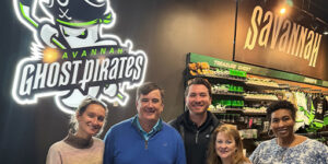Chamber Team Visits New Savannah Ghost Pirates Retail Shop