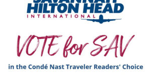 Keep Savannah/Hilton Head International on Top: Vote for the Nation’s #1 Airport