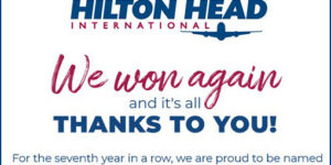 Savannah/Hilton Head International Airport Earns No. 1 Ranking for Seventh Consecutive Year