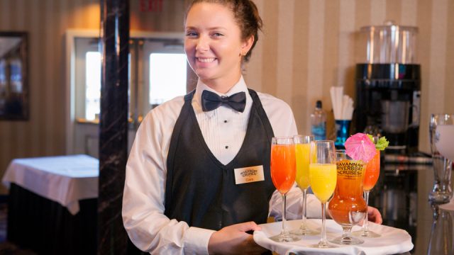 Waitress with Cocktails