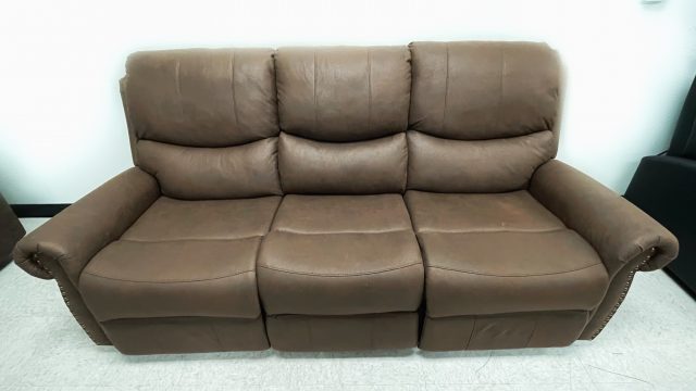 Couches usually available in black or brown color options