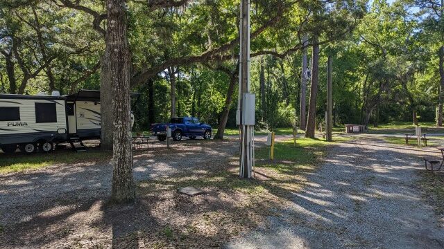 50 AMP Pull -Thru RV Site