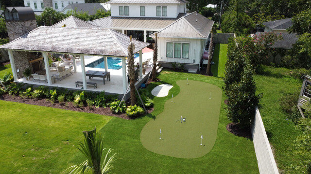 Backyard Putting Green Installation