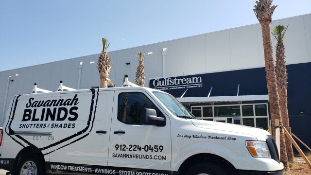 Gulfstream Window Treatment Installation