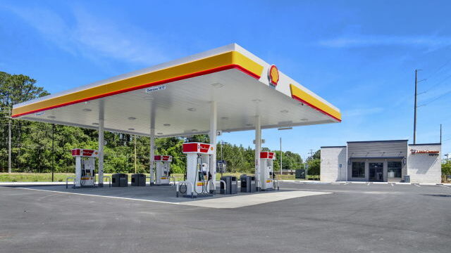 Little Caesars & Shell Gas Station
