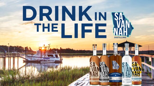 Drink In the Life with bottles images and dock scene