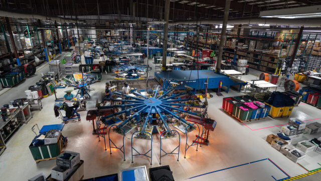 Production Floor at Nine Line