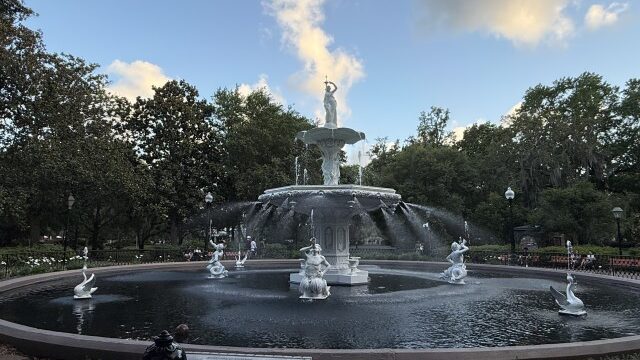 The fountain in Forsyth Park